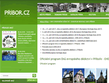 Tablet Screenshot of ehd.pribor.cz