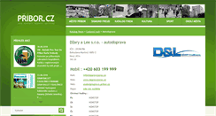 Desktop Screenshot of osobnipreprava.pribor.cz