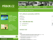 Tablet Screenshot of fiat.pribor.cz