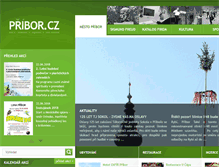 Tablet Screenshot of hasici.pribor.cz